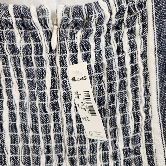 Madewell Stripe Linen Blend Jumpsuit - Picture 7 of 9